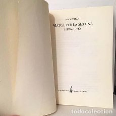 Libros de segunda mano: JOAN BROSSA : VIATGE PER LA SEXTINA (1976-1986) . Lote 134962150