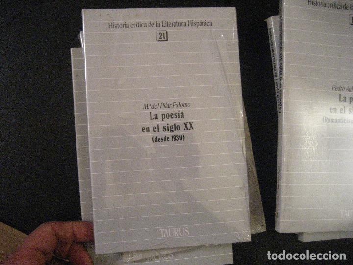 Libros de segunda mano: la poesia  en EL SIGLO XX  DESDE 1939 ,PILAR PALOMO taurus  HISTORIA CRITICA LITERATURA 21 &iexcl;NUEVO !