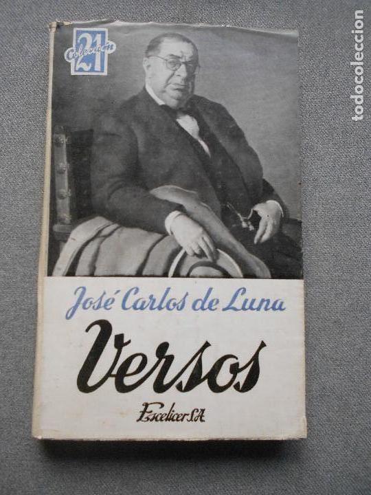 Libros de segunda mano: VERSOS. JOSE CARLOS DE LUNA - Foto 1