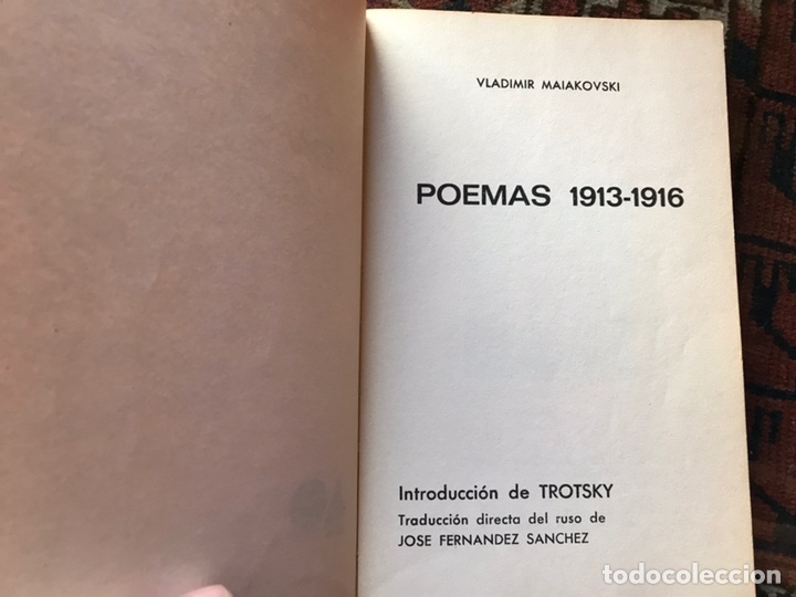 Libros de segunda mano: Mayakovski. Poemas 1.913-16. Visor - Foto 3