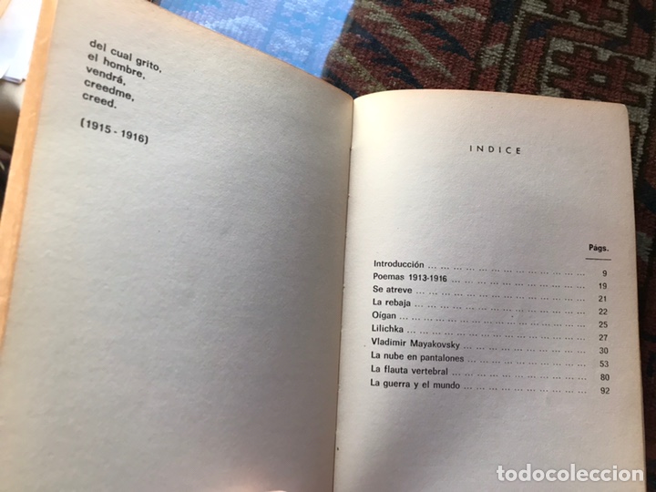 Libros de segunda mano: Mayakovski. Poemas 1.913-16. Visor - Foto 5