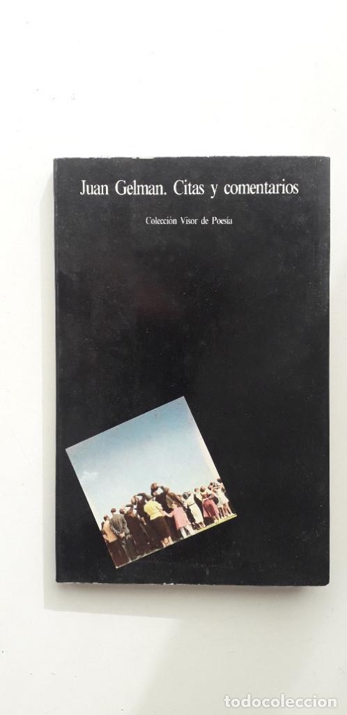 Libros de segunda mano: Citas y comentarios - Juan Gelman - Foto 1