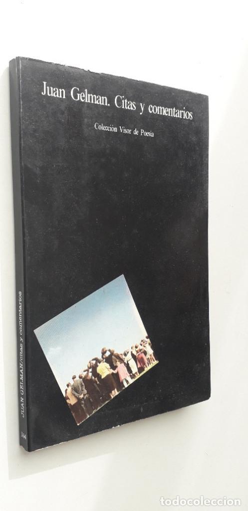 Libros de segunda mano: Citas y comentarios - Juan Gelman - Foto 2