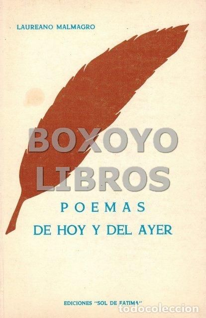Libros de segunda mano: MALMAGRO GARC&Iacute;A, Laureano. Poemas de hoy y del ayer