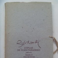 Libros de segunda mano: RAFAEL ALBERTI: COPLAS DE JUAN PANADERO Y VIDA BILINGÜE DE UN REFUGIADO ESPAÑOL EN FRANCIA, 1977