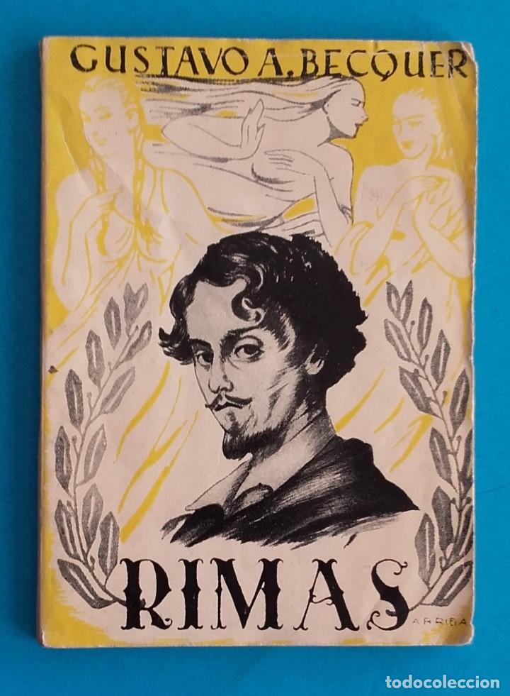 Libros de segunda mano: RIMAS. B&Eacute;CQUER. OBSEQUIO DE PERFUMER&Iacute;A MARIMI. 7,5 x 10,5 cm.