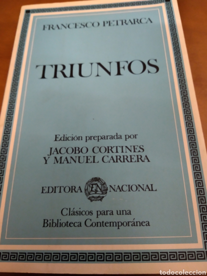 Libros de segunda mano: FRANCESCO PETRARCA. TRIUNFOS #2011 - Foto 1