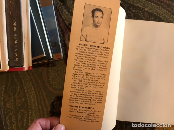 Libros de segunda mano: Nacimiento al amor. Manuel Gahete. Dif&iacute;cil - Foto 3
