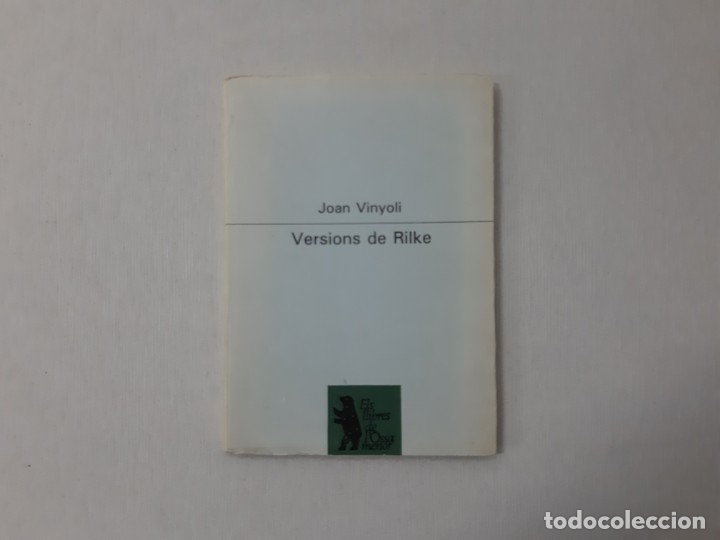 Libros de segunda mano: Versions de Rilke - Rilke, Rainer Maria - Foto 1