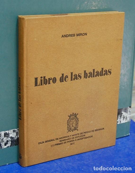 Libros de segunda mano: LMV - Libro de la baladas. Andres Mir&oacute;n - Foto 1