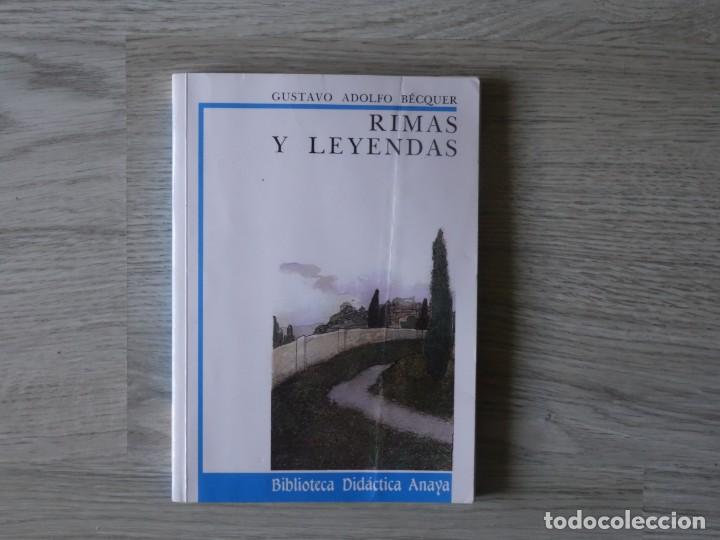 Libros de segunda mano: RIMAS Y LEYENDAS - BECQUER - Foto 1