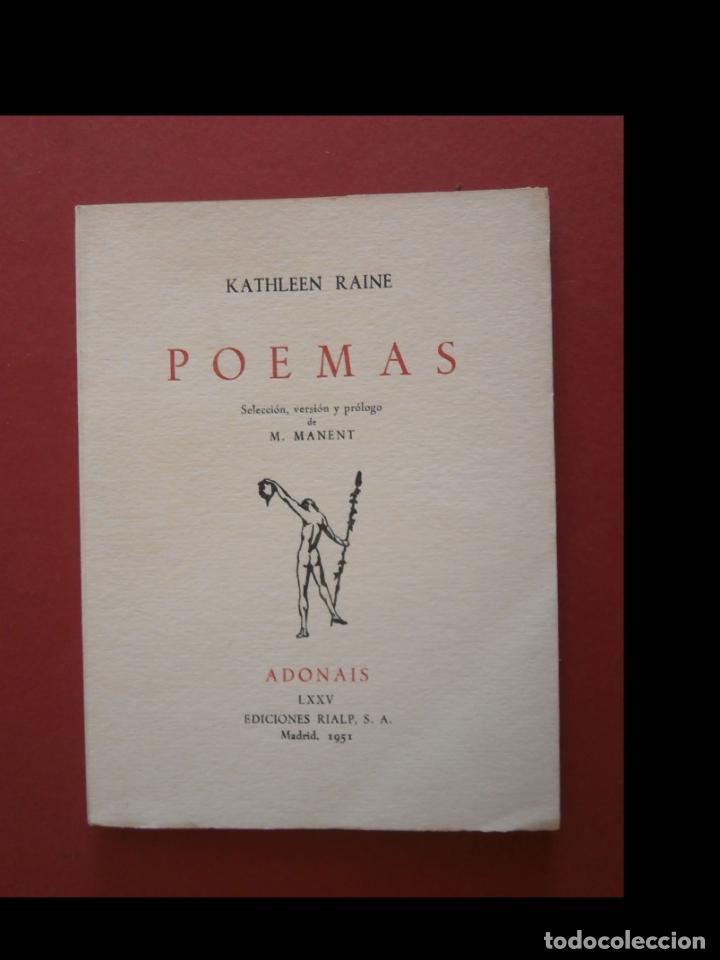 Libros de segunda mano: Poemas. Katheleen Raine - Foto 1