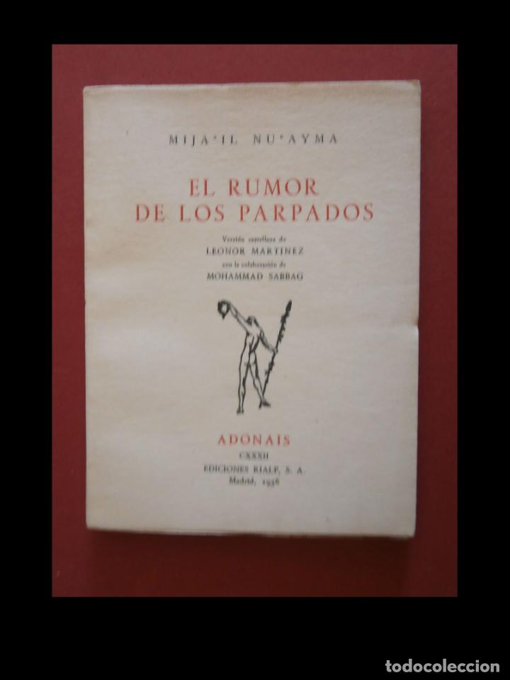 Gebrauchte B&uuml;cher: El rumor de los parpados. Mijail Nuayma