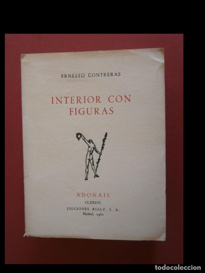 Libros de segunda mano: Interior con figura. Ernesto Contreras