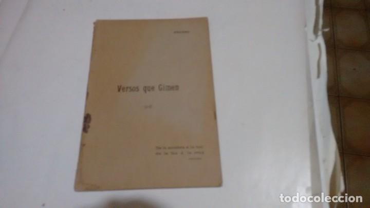 Libros de segunda mano: VERSOS QUE GIMEN - ARCANO - Foto 1