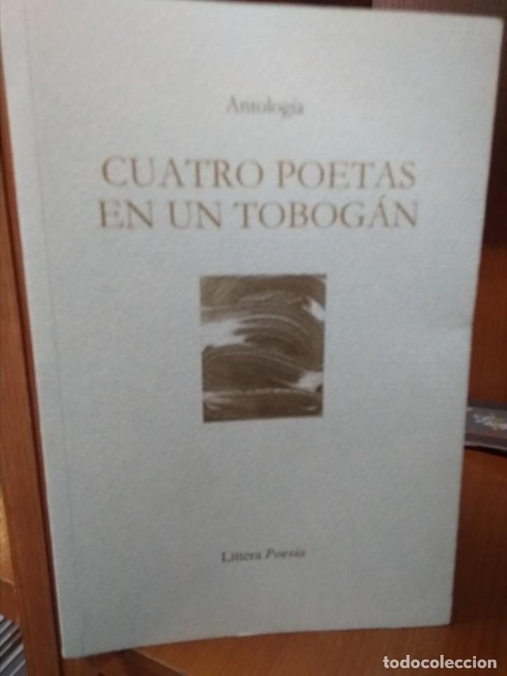 Libros de segunda mano: Cuatro poetas en un tobog&aacute;n. - Foto 1