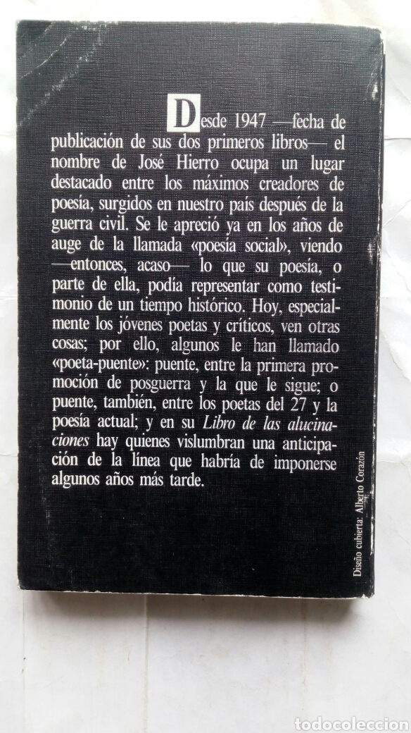 Libros de segunda mano: Antolog&iacute;a. Jos&eacute; Hierro. - Foto 2