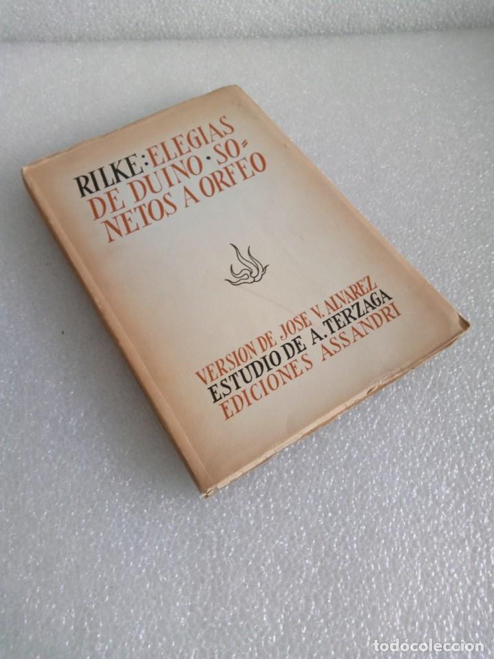 Livres d'occasion: Rilke Eleg&iacute;as de Duino Sonetos Orfeo 1956 Jos&eacute; Vicente Alvarez A. Terzaga muy dificil