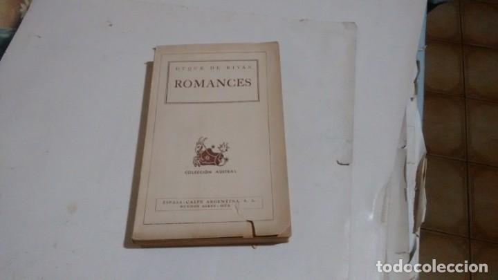 Libros de segunda mano: DUQUE DE RIVAS - ROMANCES - Foto 1