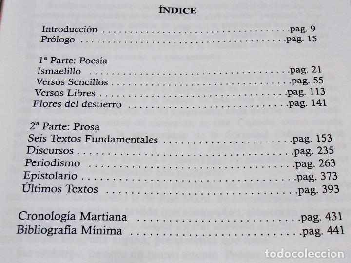 Libros de segunda mano: JOSE MARTI, POESIA Y PROSA - Foto 4