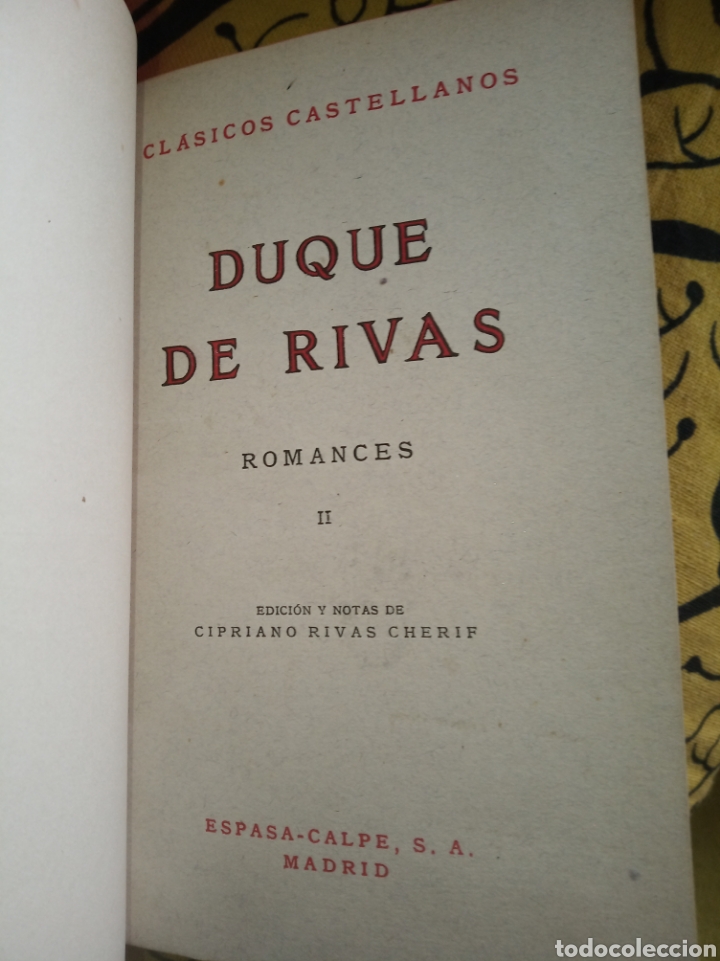 Libros de segunda mano: Romances. Duque de Rivas - Foto 5