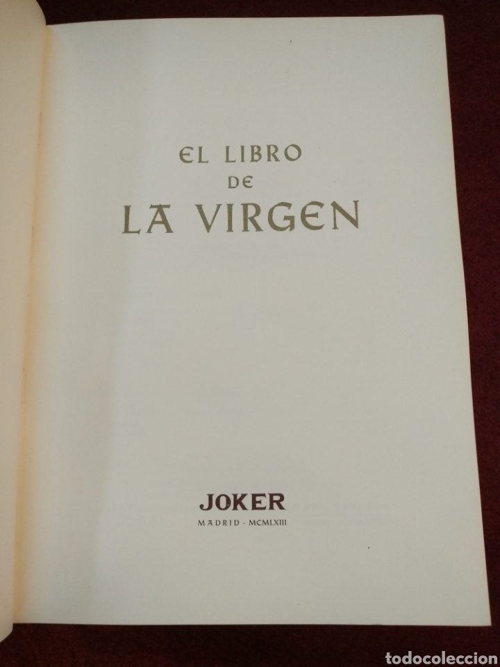 Libros de segunda mano: El libro de la virgen. Ediciones Joker - Foto 4