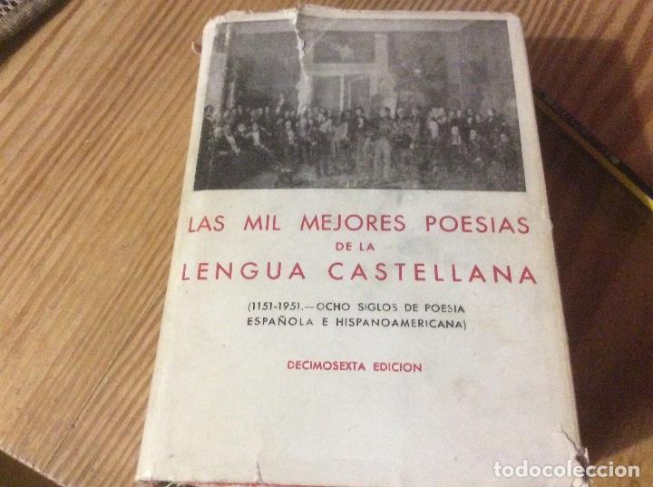 Libri di seconda mano: LAS MIL MEJORES POESIAS DE LA LENGUA CASTELLANA