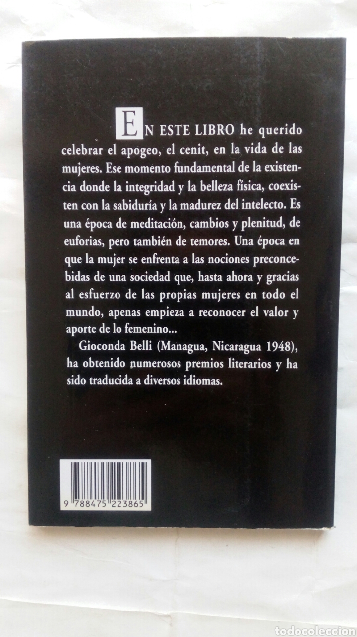 Libros de segunda mano: Apogeo. Gioconda Belli. - Foto 2