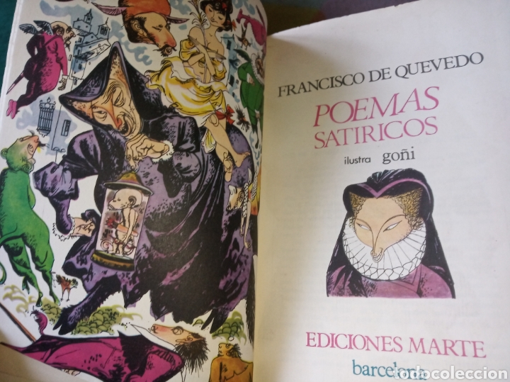Libros de segunda mano: Poemas sat&iacute;ricos. Quevedo - Foto 7