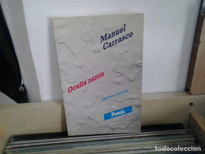 Libros de segunda mano: LMV - Oculta raz&oacute;n. Manuel Carrasco - Foto 1