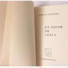 Libros de segunda mano: GIL DE BIEDMA : A FAVOR DE VENUS. (1ª ED., 1965. COL. COLLIURE. Lote 168134100