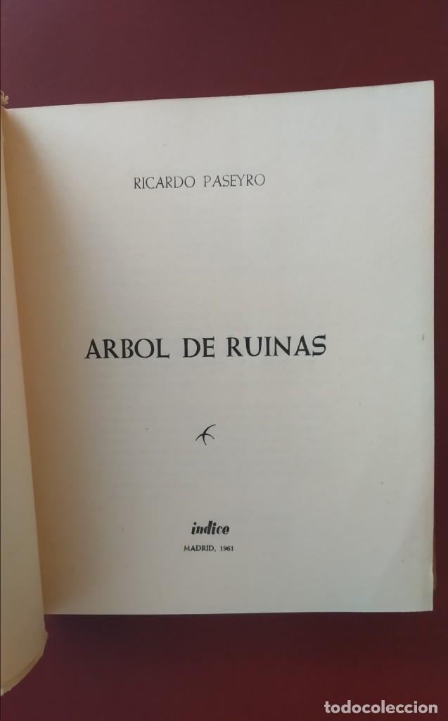 Libros de segunda mano: ARBOL EN RUINAS PASEYRO - Foto 3