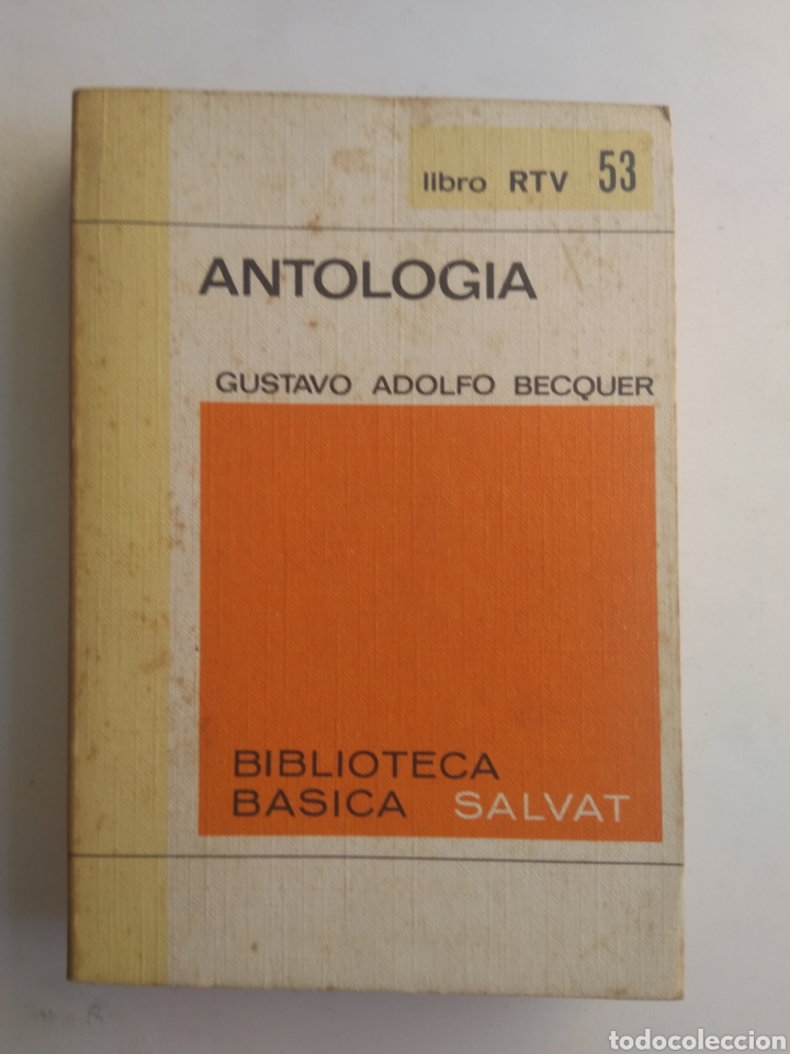 Libros de segunda mano: ANTOLOG&Iacute;A/GUSTAVO ADOLFO B&Eacute;CQUER - Foto 1