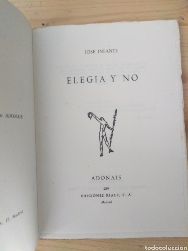Libros de segunda mano: Eleg&iacute;a y no / Jos&eacute; infante - Foto 2