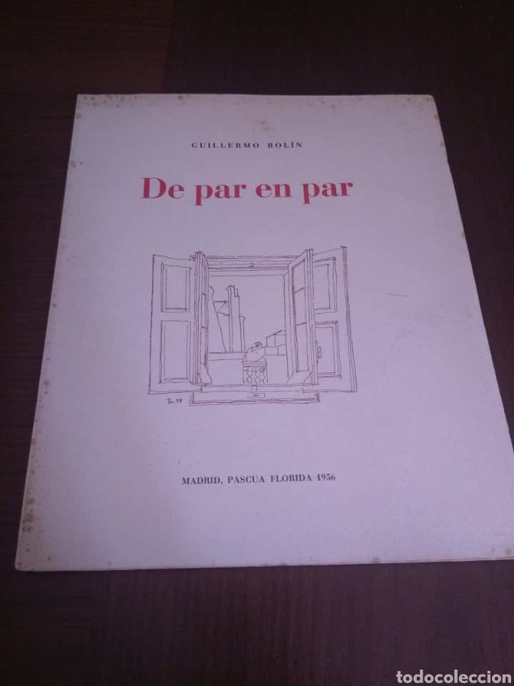 Libros de segunda mano: De par en par. Guillermo Bol&iacute;n. 1956 - Foto 1