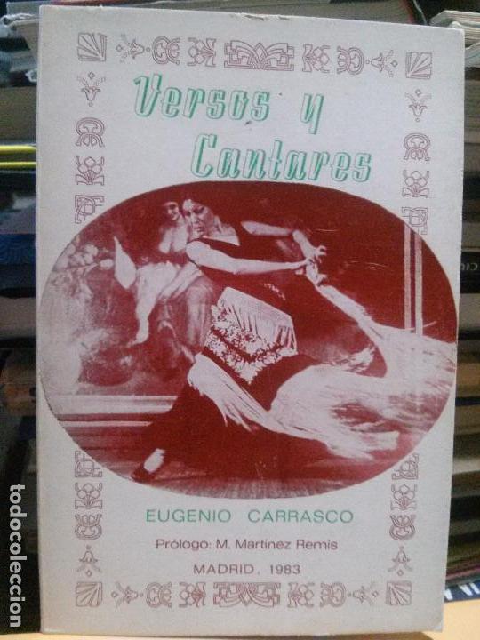 Libros de segunda mano: Versos y cantares, Eugenio Carrasco, 1983 - Foto 1
