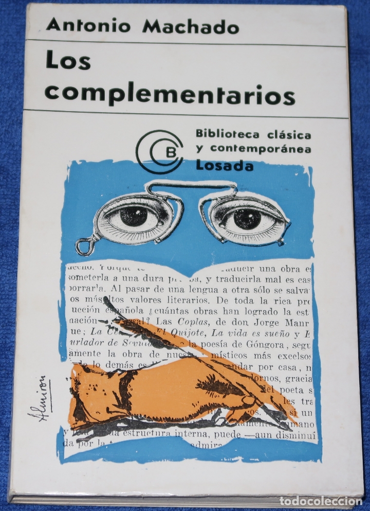 Libros de segunda mano: Los complementarios - Antonio Machado - Losada (1968) &iexcl;Impecable! - Foto 1