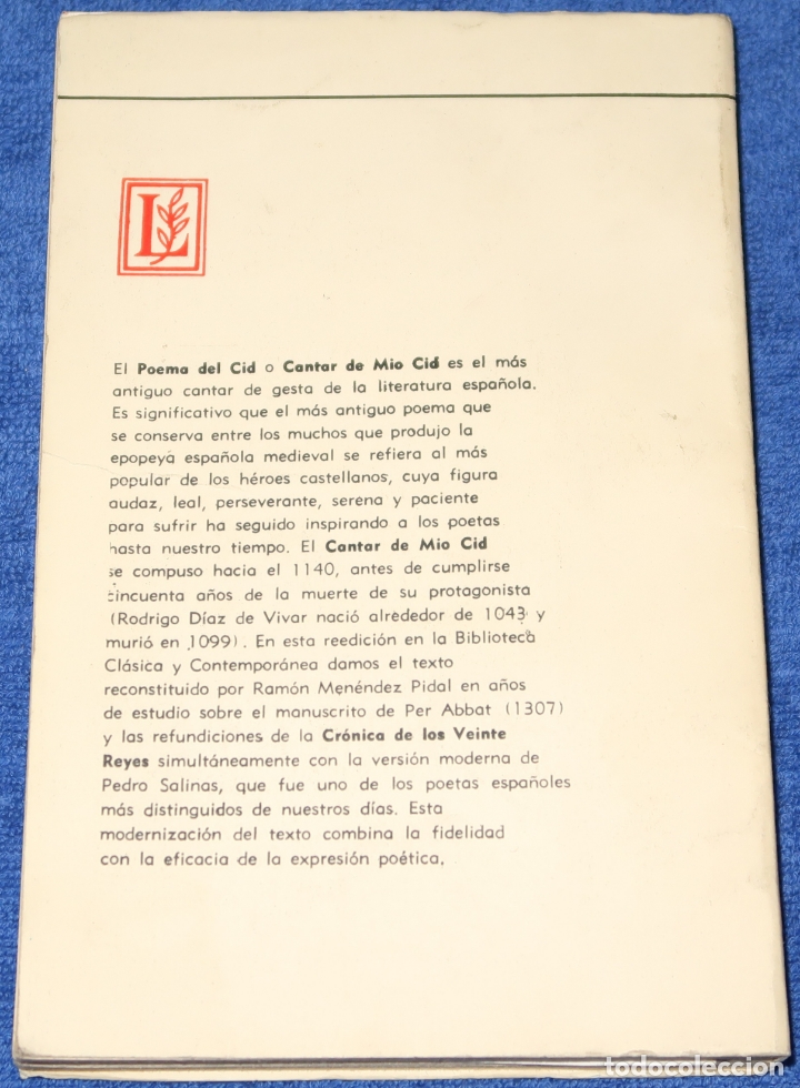 Libros de segunda mano: Pema del Cid - An&oacute;nimo &iexcl;Impecable! - Foto 2