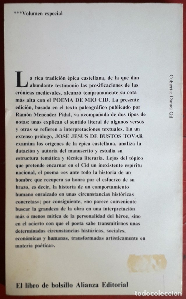 Libros de segunda mano: Poema de M&iacute;o Cid - Foto 2