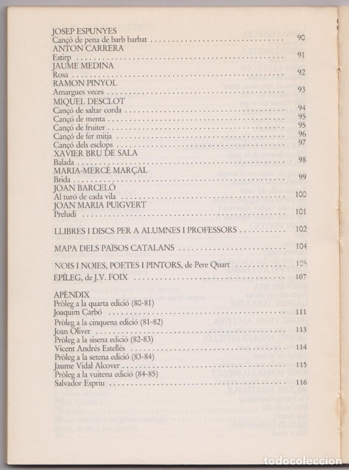Libros de segunda mano: LA POESIA A LESCOLA - Foto 5