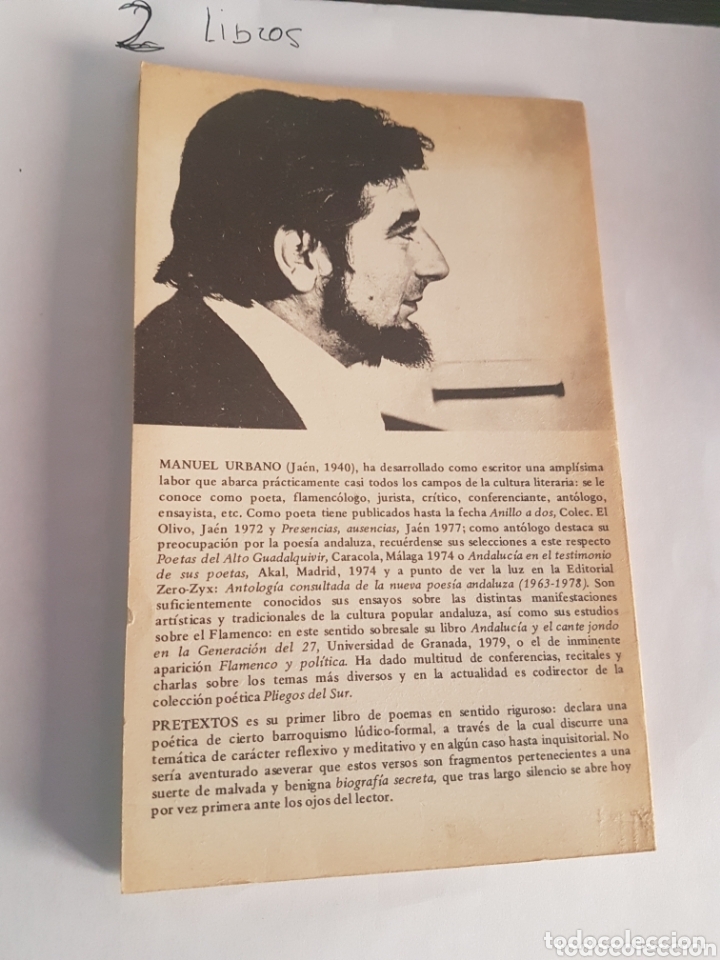 Libros de segunda mano: Pre-Textos. Manuel Urbano - Foto 2