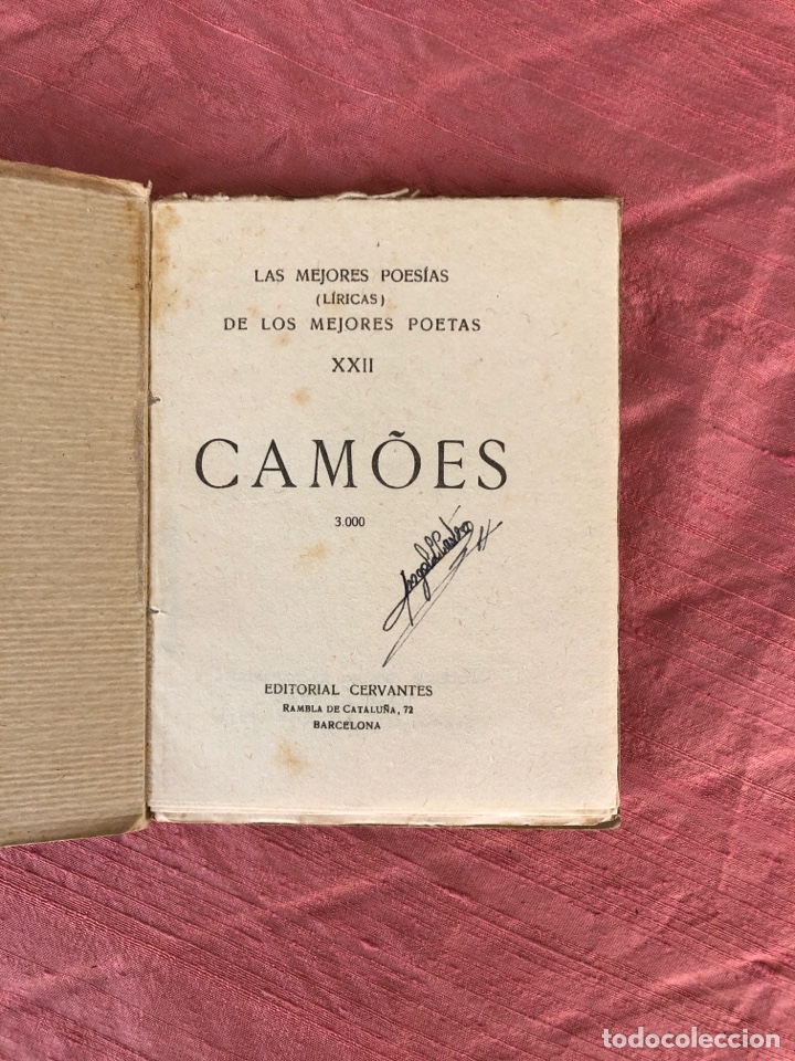 Libros de segunda mano: Cam&otilde;es, editorial Cervantes - Foto 1