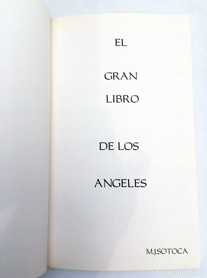 Libros de segunda mano: EL GRAN LIBRO DE LOS ANGELES - MAR&Iacute;A JES&Uacute;S SOTOCA - Foto 5