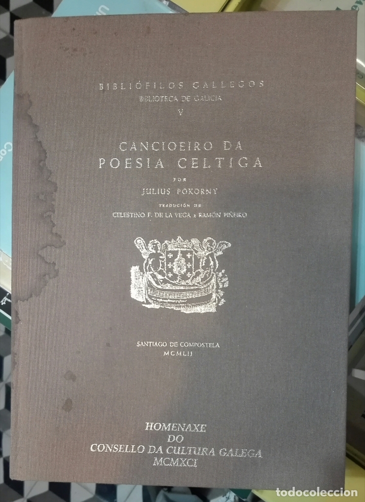 Libros de segunda mano: Julius Pokorny. Cancioeiro da Poes&iacute;a C&eacute;ltiga. 1991