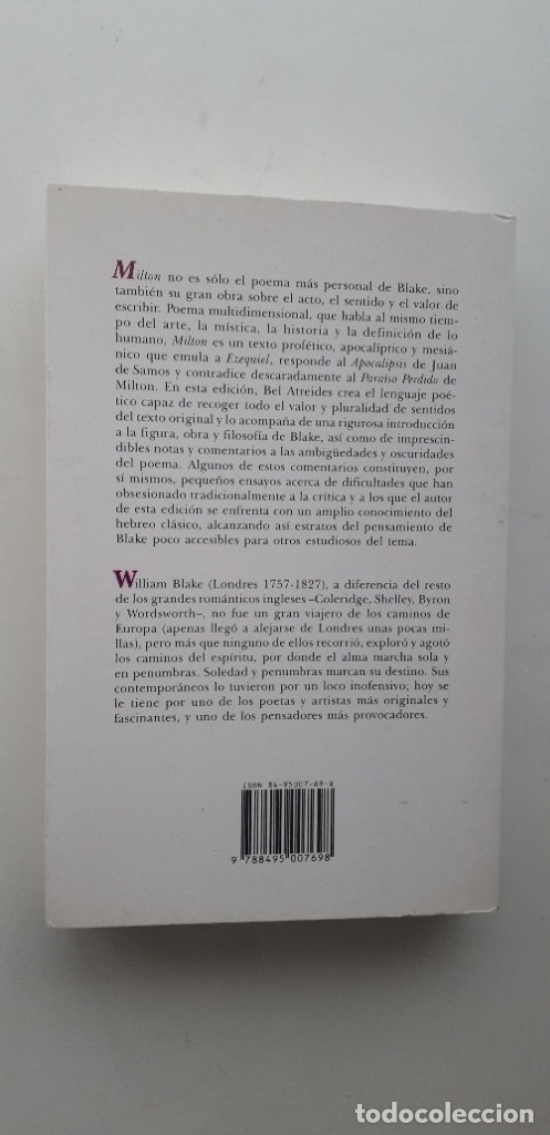 Libros de segunda mano: MILTON: UN POEMA - WILLIAM BLAKE (DVD EDICIONES) - Foto 3