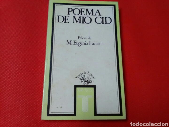 Libros de segunda mano: POEMA DE MIO CID Ed.Taurus - Foto 1