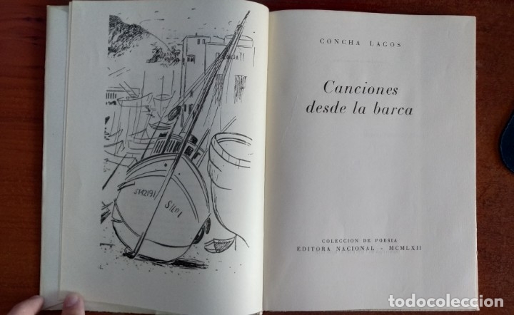 Libros de segunda mano: Canciones desde la barca, Concha Lagos - Foto 2
