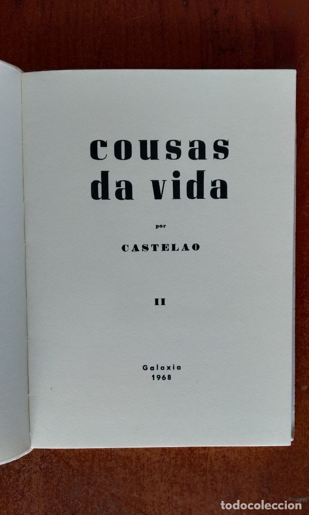 Libros de segunda mano: CASTELAO Cousas da vida II - Foto 2