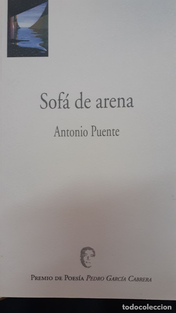 Libros de segunda mano: Antonio Puente: Sof&aacute; de arena - Foto 1
