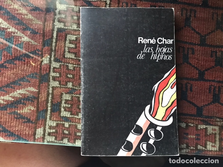 Libros de segunda mano: Las hojas de hipnos. Ren&eacute; Char - Foto 1